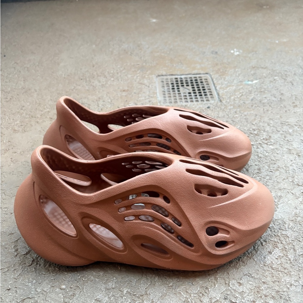 Adidas Brown Slip-On Shoes